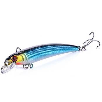 PROFISHER 4 Renk Set 2 Kanca Sahte Balk Yem 5,5 gr 7,5 cm Slender 