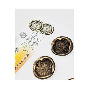 Mühürcüm Sakura 12 Adet 3D Hazır Kendinden Yapışkanlı Sticker Mühür RM2114