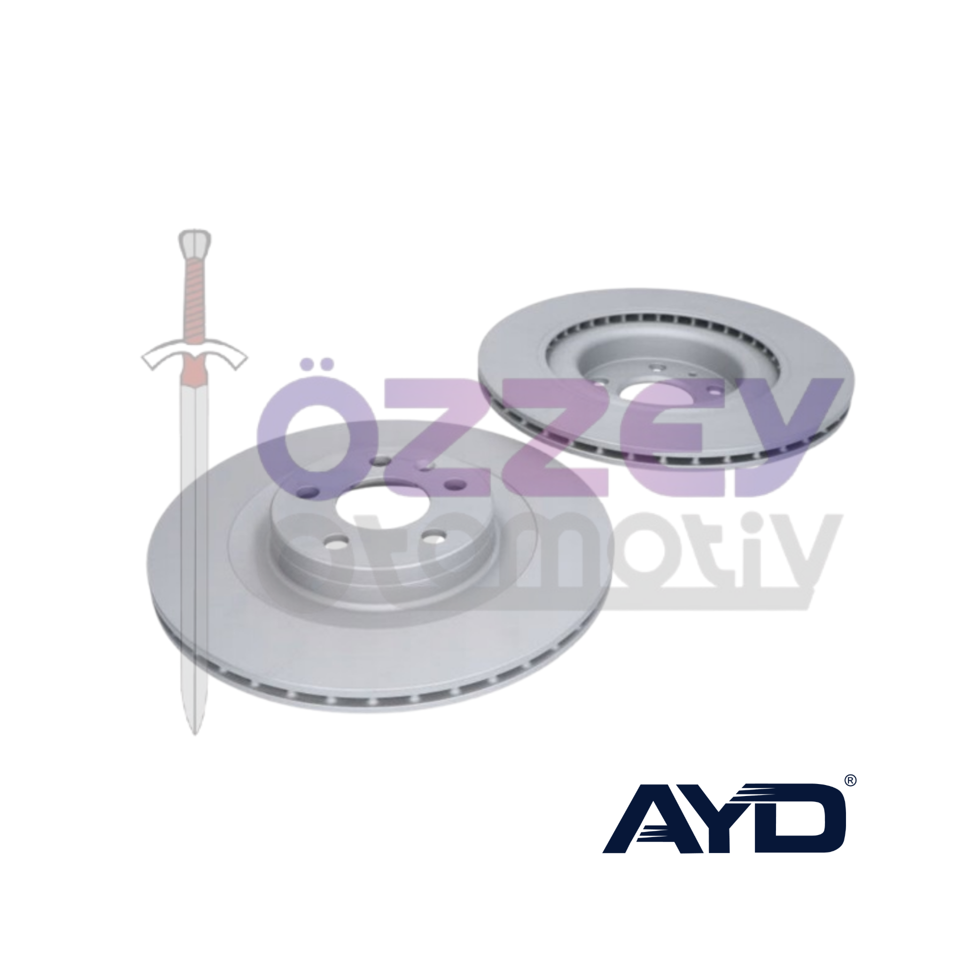 S90 V90 XC90 2016-  DİSK ARKA 17 İNÇ