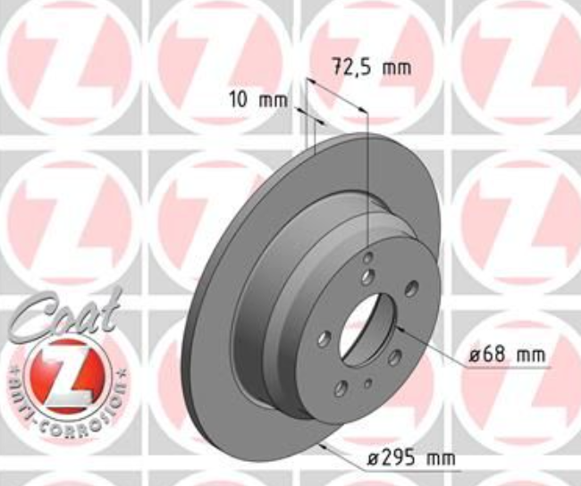 S70 V70 850 Arka Disk Karbonlu Sağ Sol Sport Tip