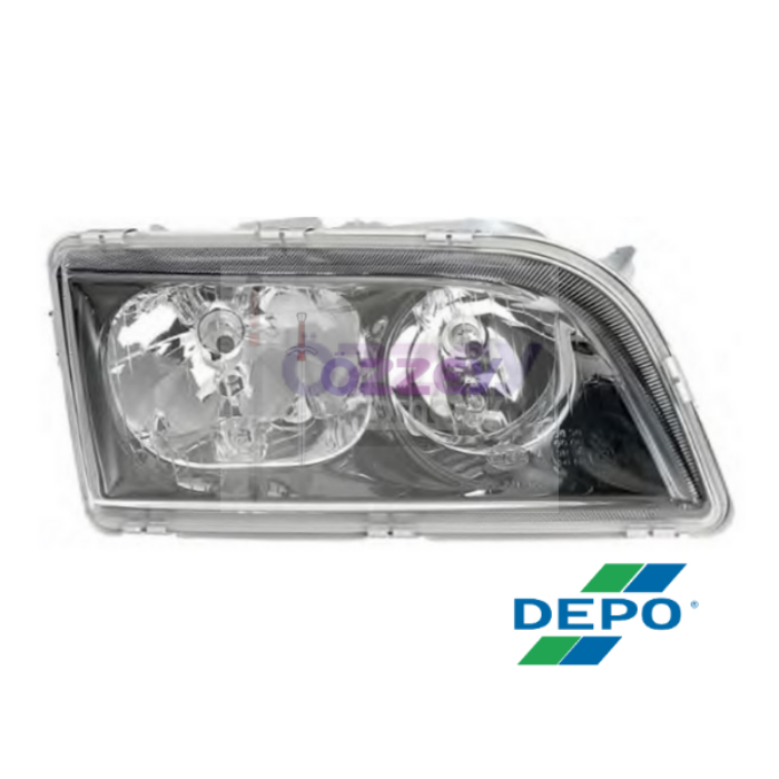S40 V40 Sol Far Siyah Krom Çerçevesiz 2003-2004