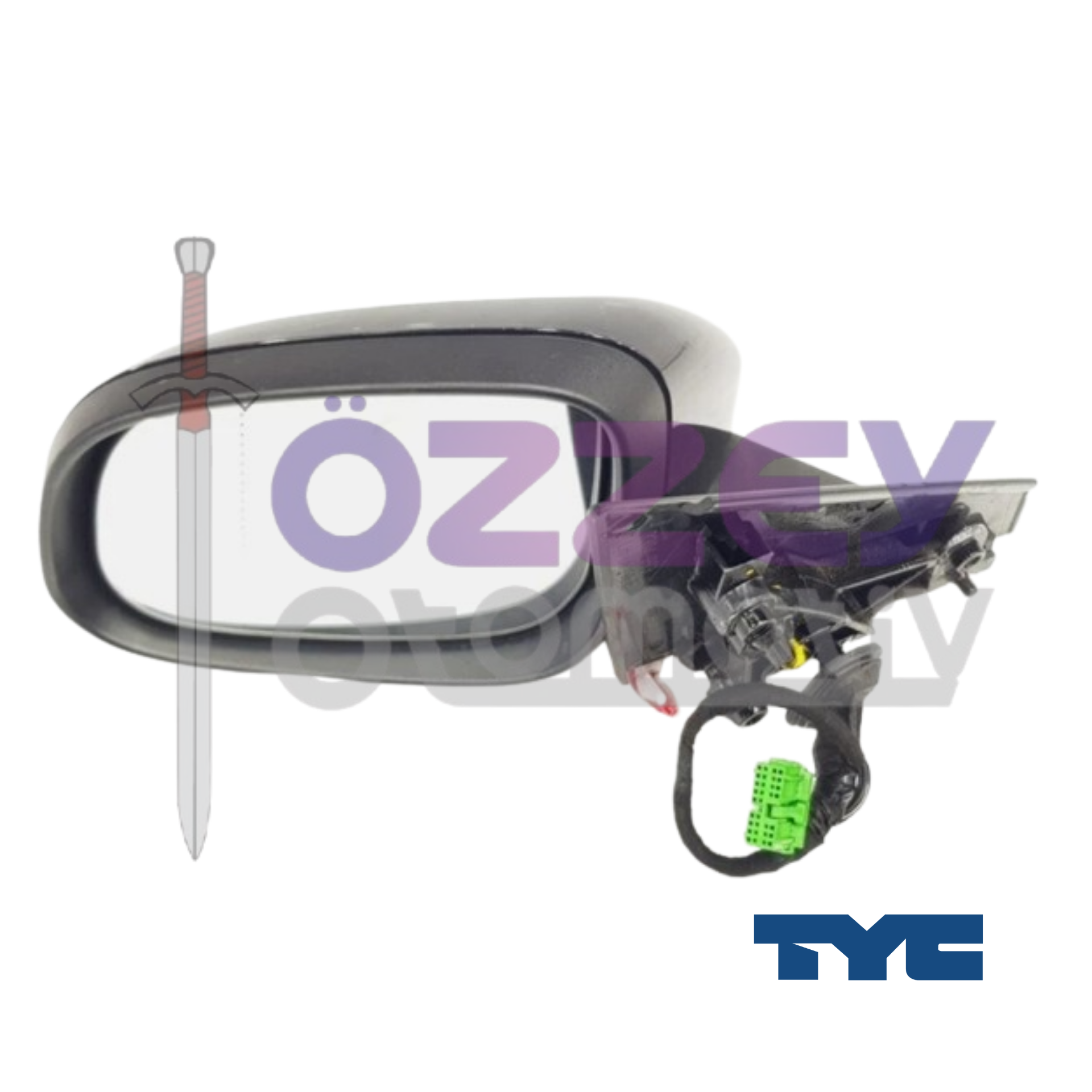 V40/V40CC Ayna Komple Sol Manuel Katlanır 2013-2019
