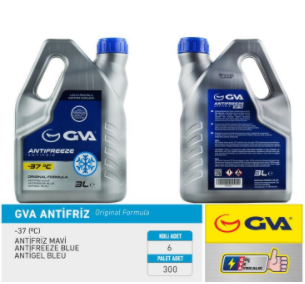 Antifriz 3 Lt -37 C Mavi