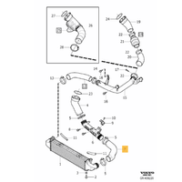 Volvo S60 V60 XC60 V70 XC70 S80 Turbo Giri Hortumu 2014- Dizel Benzinli 2.0 4 Sil