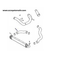 Volvo S60 V60 XC60 S80 XC70 Turbo Radyatr Hortumu