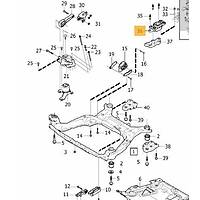 Volvo V70 XC70 S60 XC60 S80 V40 Sol Motor Takozu