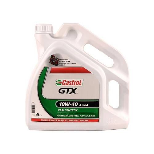 CASTROL GTX 10W-40 A3/B4 4 LT MOTOR YAI