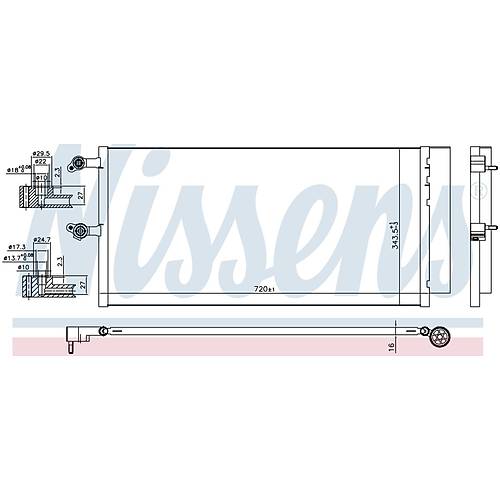 S90 V90 XC60 2016- / S60 V60 2019- Klima Radyat�r� D3/D4/D5/T4