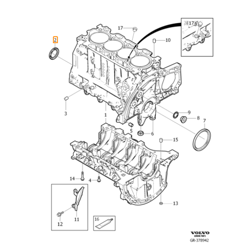 C30 S40 V50 S60 V60 S80 V40 V70 Krank Ke�esi �n