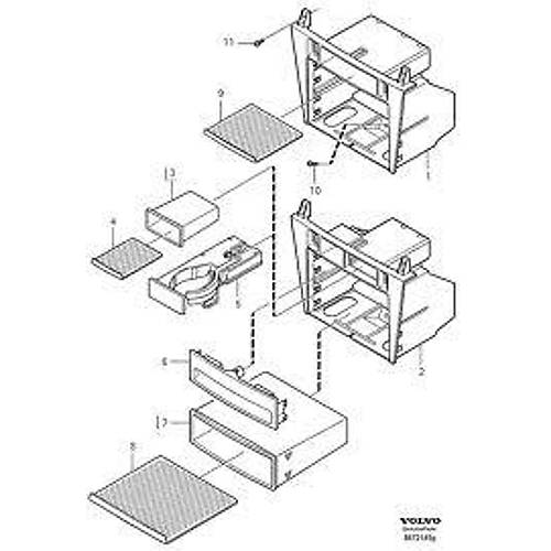 S40 V40 2001-2004 C�zdan G�z� Alt Kaymaz Plasti�i