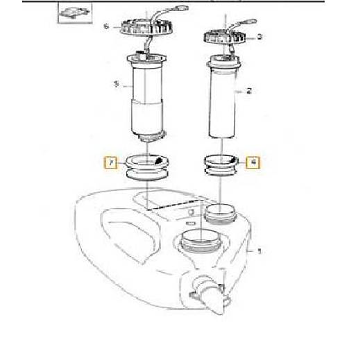 850 S70 V70 C70 Yak�t Deposu �amand�ra Contas� Tak�m�