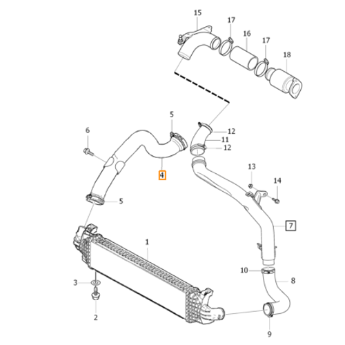 C30 / S40 V50 / DOLDURMA HAVA HORTUMU D2