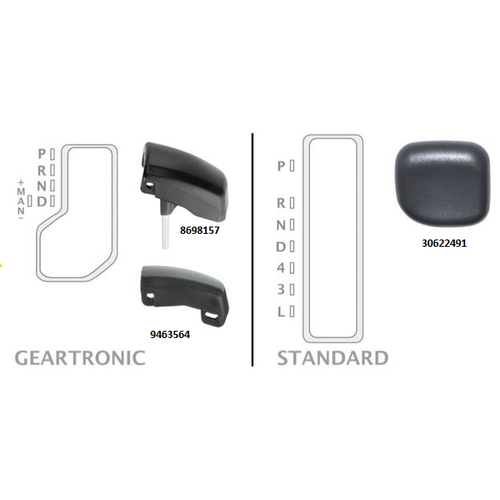 S60 S80 V70 XC70 XC90 Otomatik Vites Topuzu D��mesi