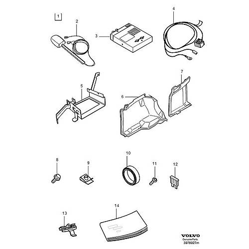 S60 S80 Tavan ��tas� Kliipsi Sa�/Sol
