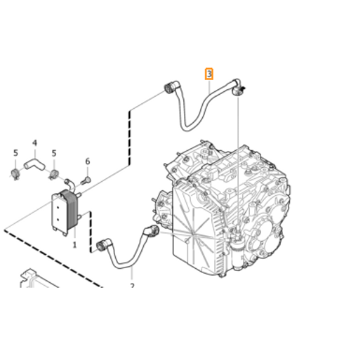 S60 S80 V70 XC70 �anz�man So�utma Hortumu