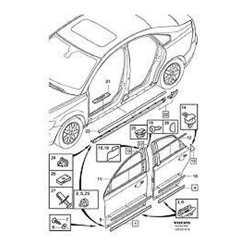 NS40 / V50 Arka Klips