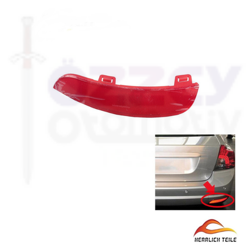 S40 V50 Reflekt�r Arka Sa� 2008-2012 ( Arka Tampon �zerinde Yer Al�r )