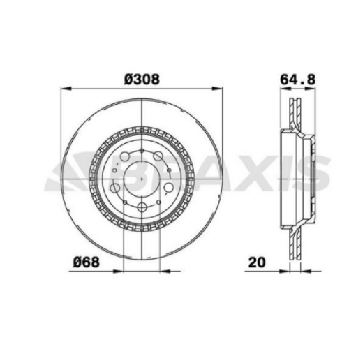 XC90 Arka Fren Diski 2003-2014