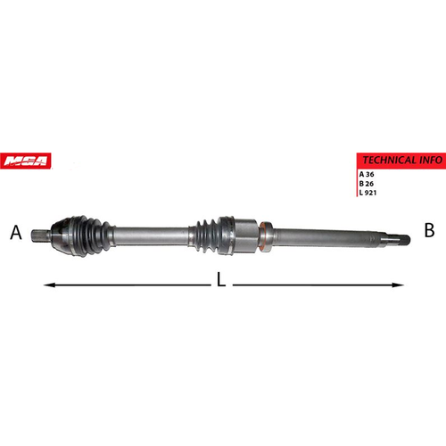 S40 V50 C30 Akis Sa� (Komple) 1.6 Dizel MTX75