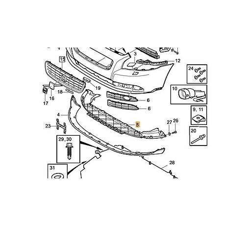 NS40 V50 �n Tampon Radyat�r Alt Muhafazas� 30763681