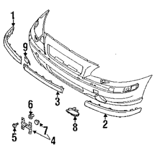 S60 �n Tampon Orta Band�  2001-2004