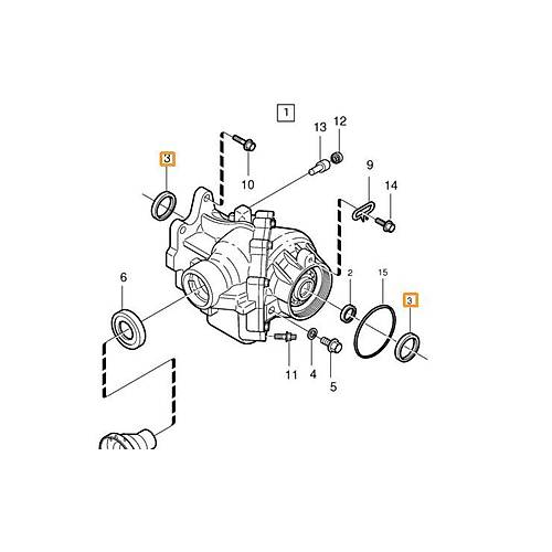 850 C30 C70 S40 S70 S80 V50 V70 XC70 XC90 Aks Ke�esi Ara �anz�mana Ait AWD Sa� Sol