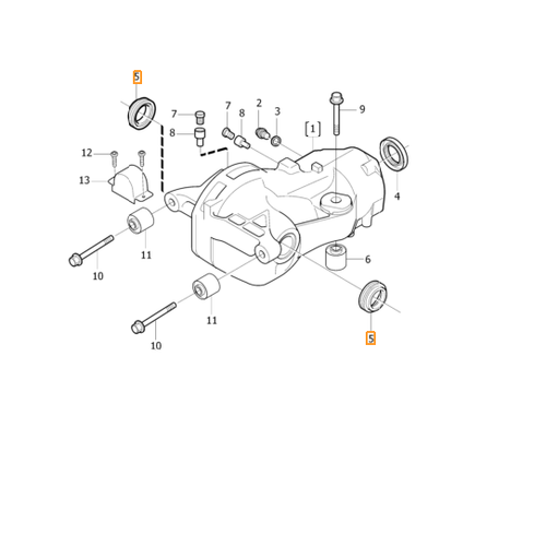 Diferansiyel Ke�esi  760 780 960 850 S70 V70 XC70 S80 S60 V60 XC60 XC90 S40 V50
