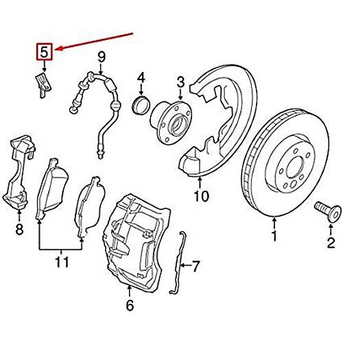 S60 V60 S80 V70 XC60 XC70 �n ABS Sens�r�