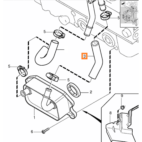 S60 S80 S70 C70 V70 XC70 XC90 Ya� So�utucu Giri� Hortumu