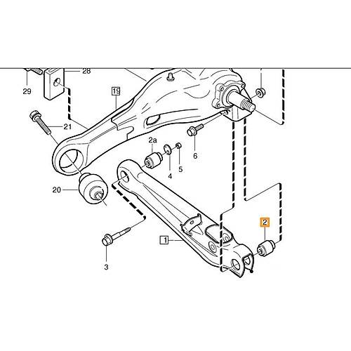 S40 V40 Arka Tabla Burcu Sa� Sol Adet (adet Fiyat�d�r)