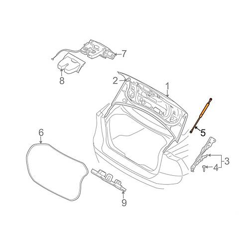 S40 2005- Bagaj Amortisr