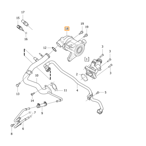 S60 V60 XC60 V40 XC40 S80 V70 S90 V90 XC90 Devirdaim Elektrikli (Su Pompas�)