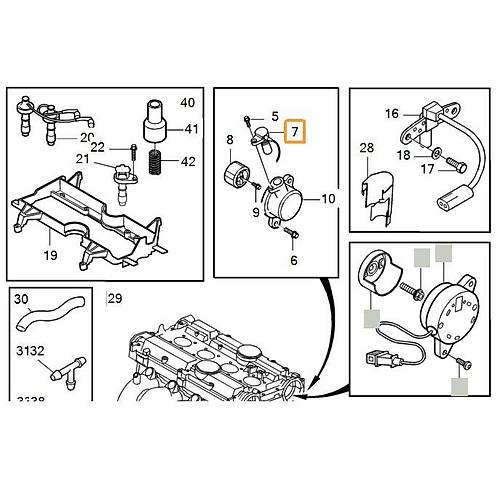 S40 V40 Eksantrik Okuyucu Sens�r� ( 9202117 )