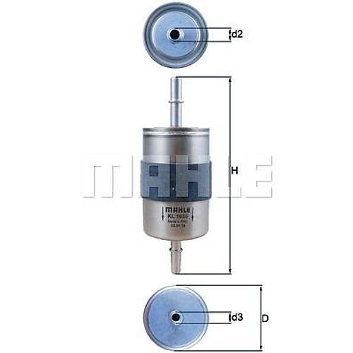 XC90 S90 V90 V60 XC60 Yak�t Filtresi 4-CYL 2.0T Benzinli