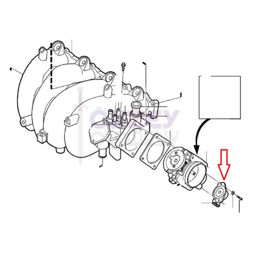 S40 V40 1996-2004 Potansiyometre - Gaz Kelebe�i �zerindeki