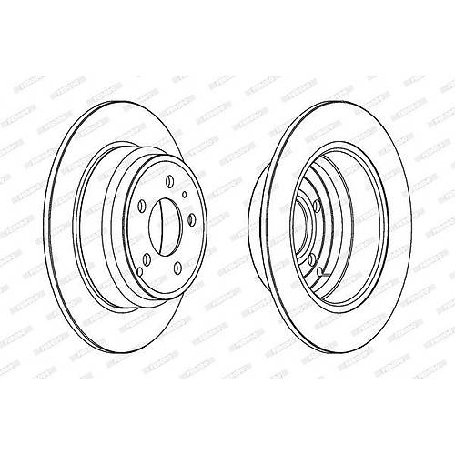 S70 V70 C70 850 Disk Arka 295mm