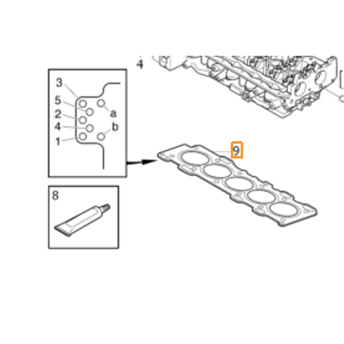 S60 S80 XC70 XC60 V40 D3 D5 Silindir Kapak Contas�