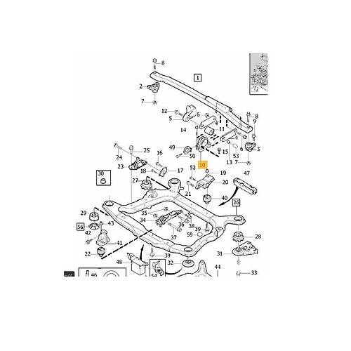 S60 V70 XC70 XC90 Motor �st Takozu Kula�� 2.4 Dizel 5 Cyl
