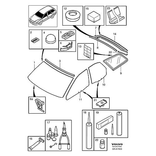 S40 V40 Tavan �at� Klipsi