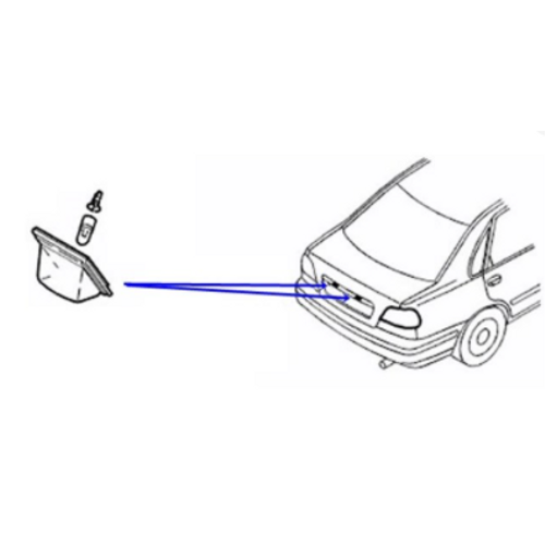 S40 Arka Plaka Lambas