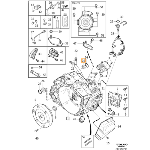 C30 C70 S40 V50 S60 V60 S80 07- V40 13- XC60 -17 XC90 -14 Kardan Mili Contas�