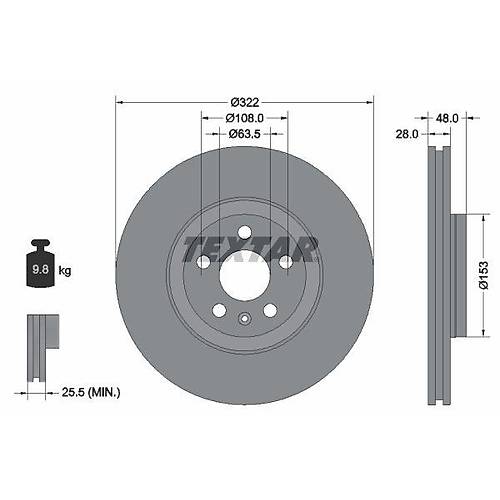 S90 V90 XC60 S60 V60 �n Disk 17 �n� (322 MM) ADET F�YAT