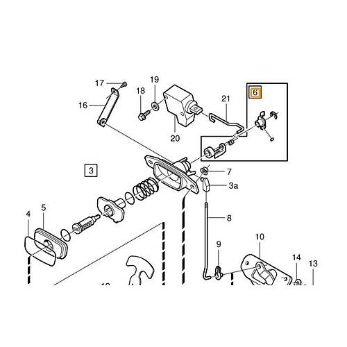 S40 V40 (1996-2004) Bagaj Kapa�� Kilit ��i Tamir Tak�m�