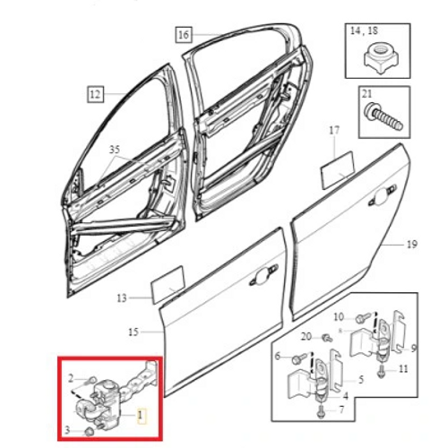S60 S80 V60 V70 XC60 XC70 Kap� Tamponu �n