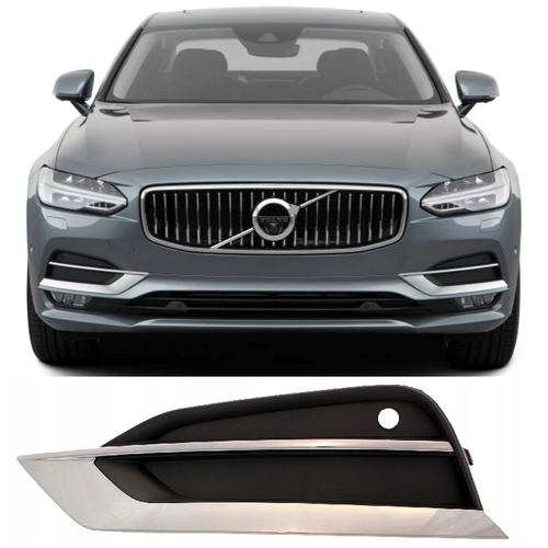 S90 V90 Sis Far Kapa�� Sol Krom �er�eveli 2017-2020