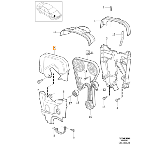 TR�GER KAPA�I �ST /  4-CYL  S40 / V40