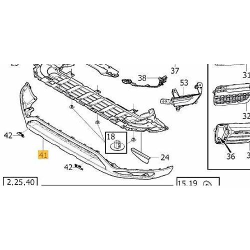 XC90 n Tampon Spoyler 2016-2019 39847916