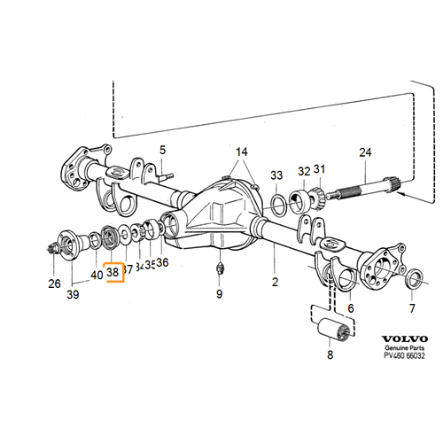 240 740 940 960 Diferansiyel Ke�esi Arka