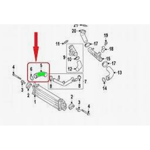 S60 V60 S90 V90 XC90 XC60 Turbo Hortumu
