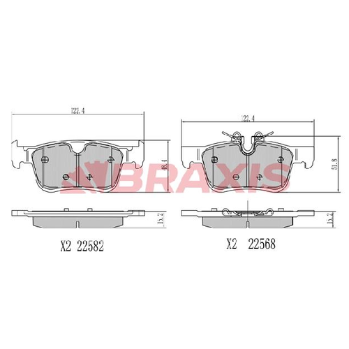 S60 V60 XC60 S90 V90 Arka Fren Balatas� (16 �n� Olan Aarka Diskler ��indir)